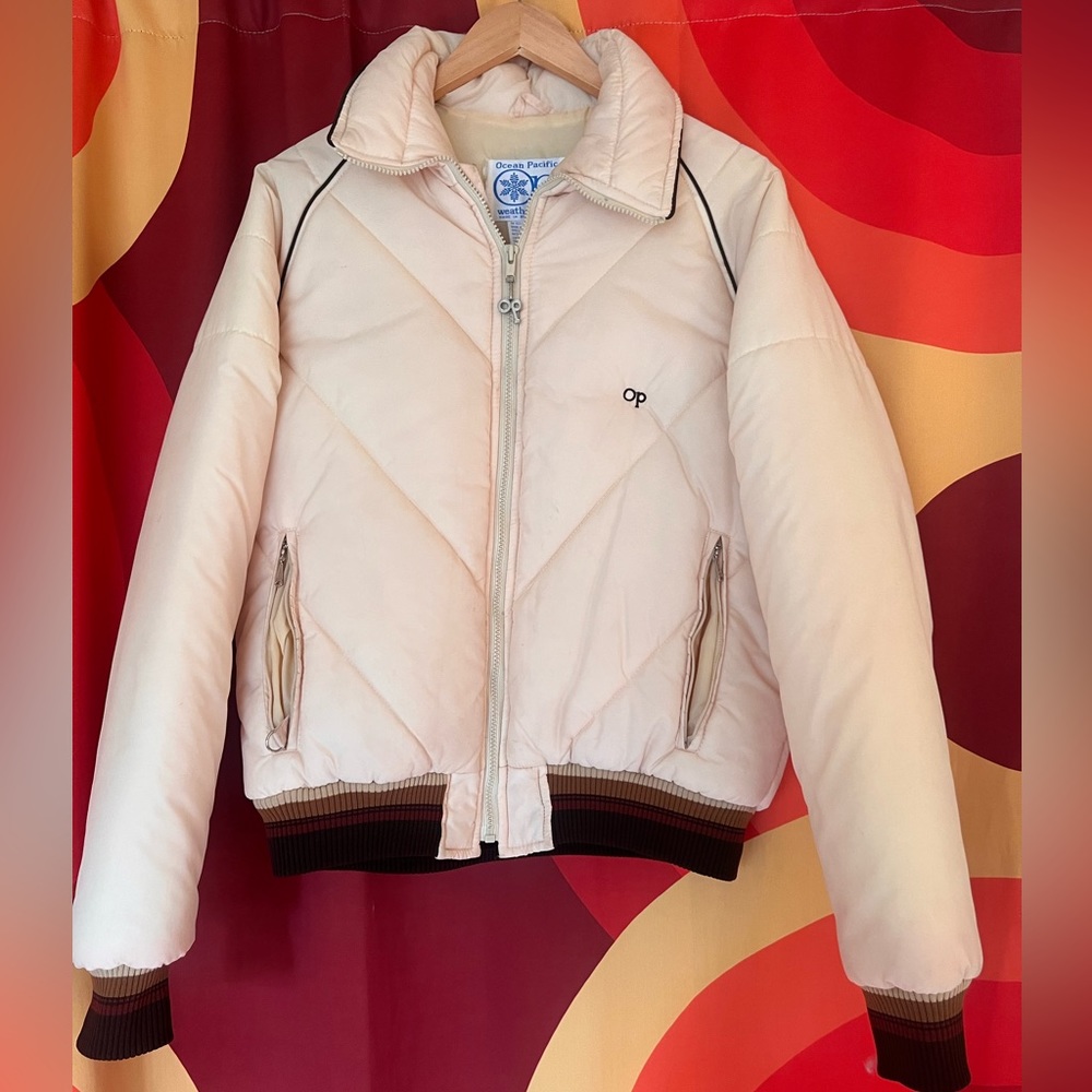 Vintage Ocean Pacific OP winter Wear Puffy Jacket